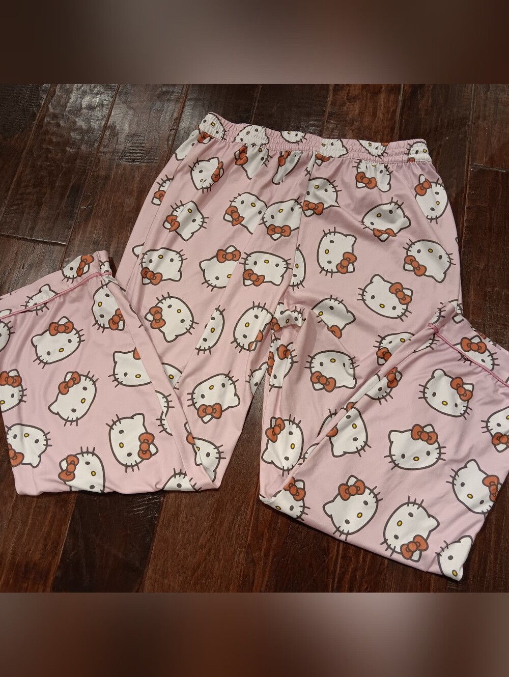 Sanrio Hello Kitty All-Over Print Pajama Lounge Pants – Light Pink – Women’s XL